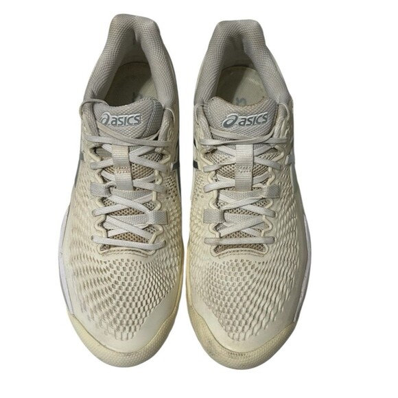 Asics Gel-Resolution 9 Women's Sz 9 Cloud White Running Sneakers 1042A208 - Picture 4 of 16